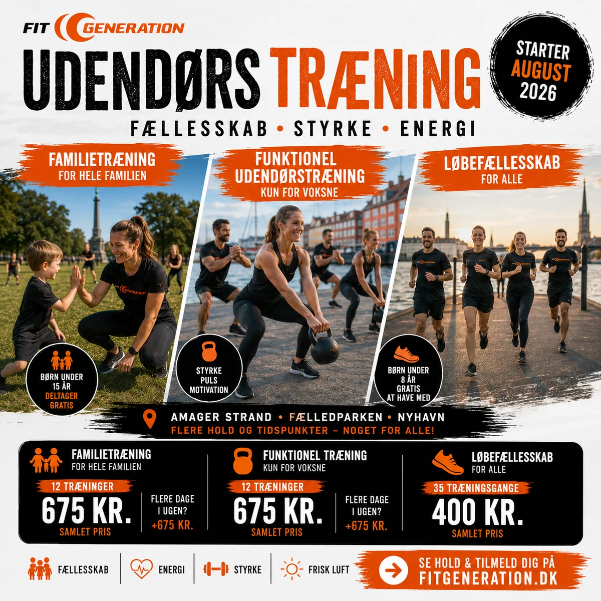 Udendørs træning i København